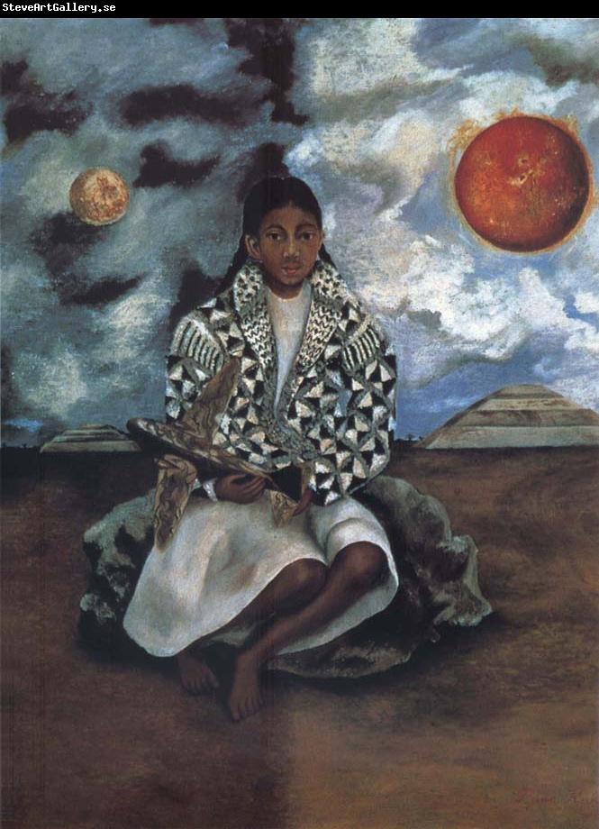 Frida Kahlo Portrait of Lucha Maria,a girl from Tehuacan